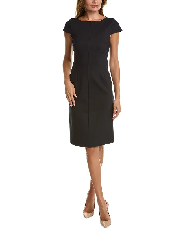 Brooks Brothers Ponte Sheath Dress Earthy tone unclassified dresses