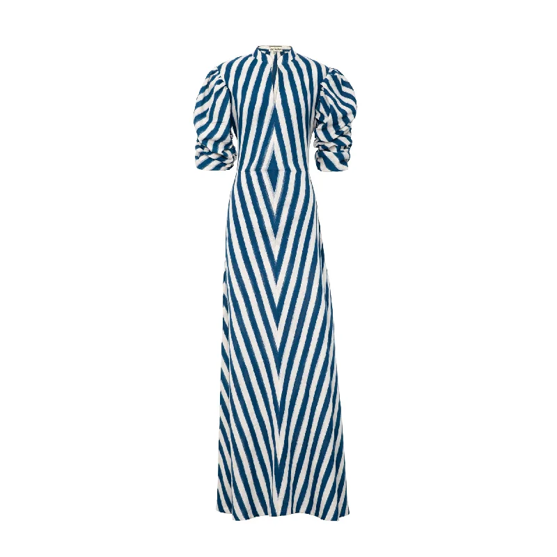 Blue Illusion Dress Tiered unclassified dresses