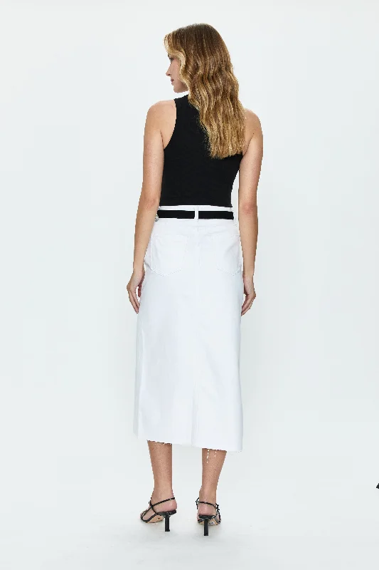 Alice Midi Skirt - White