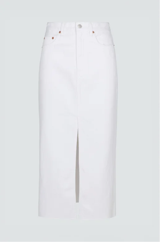 Alice Midi Skirt - White