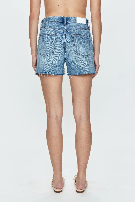 Connor High Rise Relaxed Short - Cobblestone