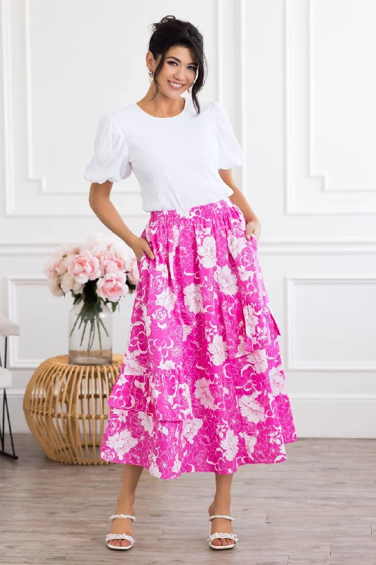 Flower Fields Maxi Skirt