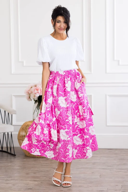 Flower Fields Maxi Skirt