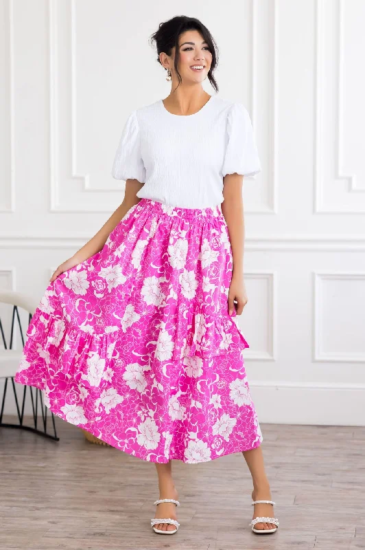 Flower Fields Maxi Skirt