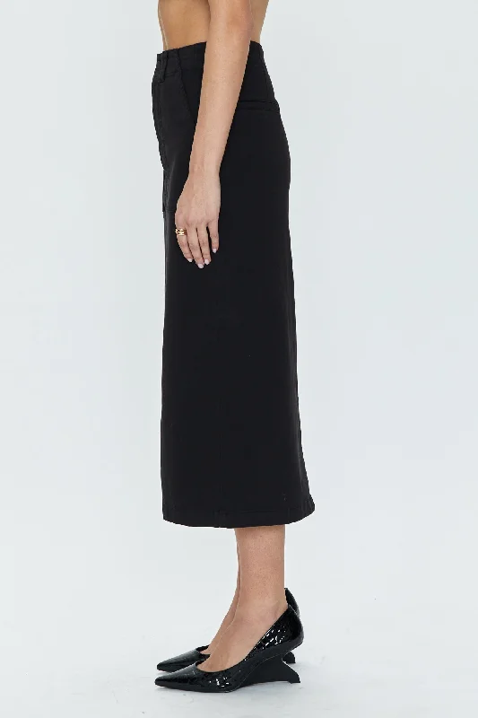 Pamela High Rise Utility Skirt - Black