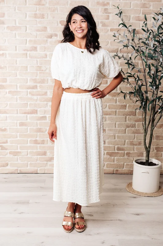 The Finer Things In Life Top and Skirt Set - 7/9