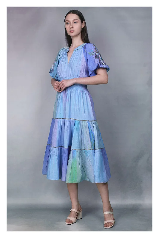 Bl^nk Blue/Lavender Brigitta Dress