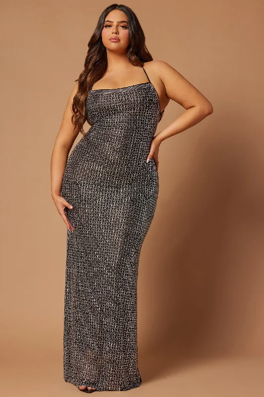 Jordyn Embellished Gown - Black