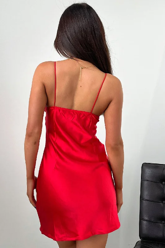 Rhea Dress - Red