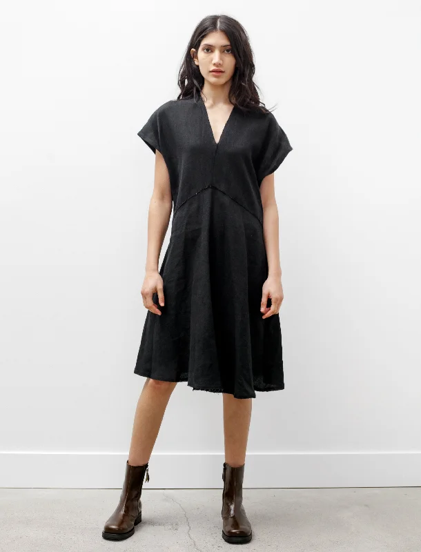 Jessia Raw Linen Black