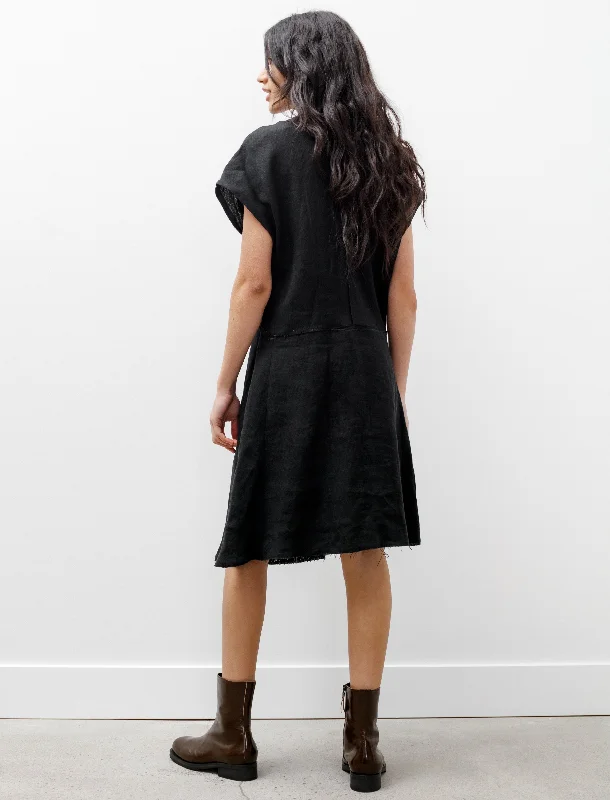 Jessia Raw Linen Black