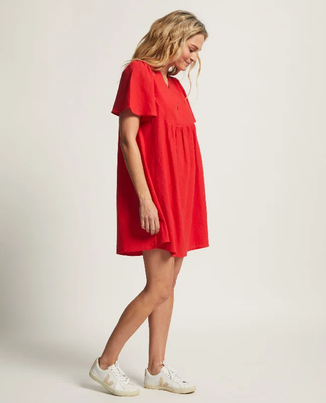 Aurora | Flutter Sleeve Mini Dress