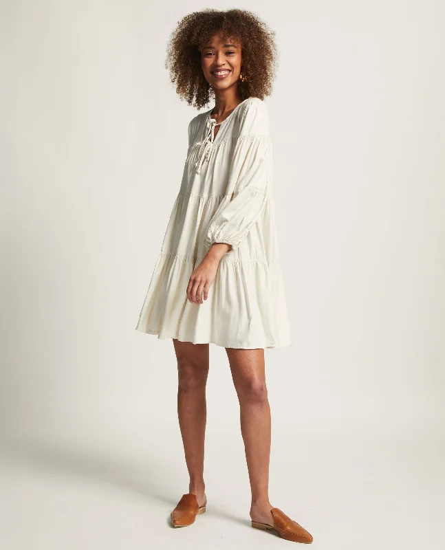 Enyo | Long sleeve Tiered Dress