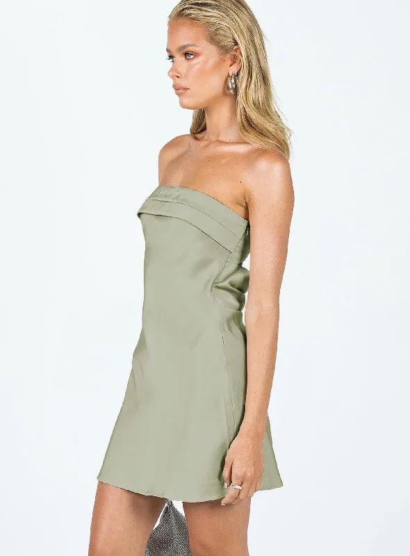 Phillipa Mini Dress Sage