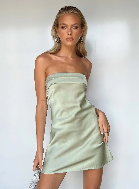 Phillipa Mini Dress Sage